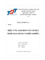 hiệu ứng led đơn có cài đặt thời gian dùng vi điều khiển