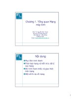  chương 1 Tổng quan về mạng máy tính
