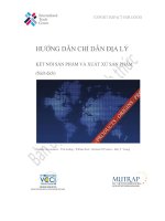 HƯỚNG DẪN CHỈ DẪN ĐỊA LÝ KẾT NỐI SẢN PHẨM VÀ XUẤT XỨ SẢN PHẨM docx