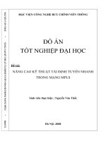 đồ án : NÂNG CAO KỸ THUẬT TÁI ĐỊNH TUYẾN NHANH TRONG MẠNG MPLS