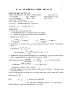 Bài tập tính chất cơ