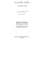 05 tales from kalila wa dimna for students of arabic