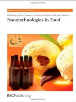 nanotechnologies in food