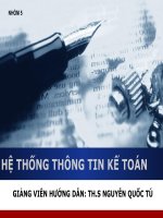slide hệ thống thông tin kế toán