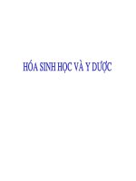 Hóa sinh học và y dược ppt