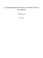 shoup - computational introduction to number theory and algebra v2 [cc] (2008)