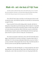 Bình vôi - nét văn hoá cổ Việt Nam pptx