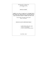 Nghiên cứu nâng cao hiệu quả cấp nhiệt bằng ống nhiệt mặt trời cho máy lạnh hấp thụ H2O-LiBr loại Single Effect ở miền Nam Việt Nam