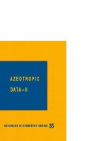 azeotropic data - ii