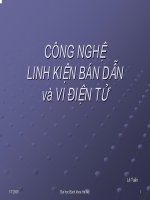 Công nghệ linh kiện bán dẫn và vi điện tử
