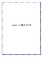 Sưu tầm một số bài ca dao chủ đề cô đơn pdf