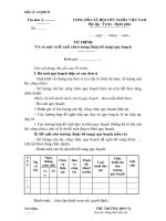 MẪU TỜ TRÌNH V/v rà soát và đề xuất chủ trương (hoặc bổ sung) quy hoạch doc