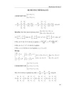 Hệ phương trình đại số
