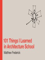 101 Things I Learned in Architecture School pot