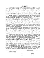 Lập quy trình công nghệ tàu container 1700 TEU tại tổng công ty CNTT bạch đằng