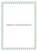 Những bài ca dao chủ đề gìn giữ mái ấm gia đình pot