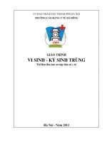 VI sinh kí sinh trùng y học