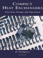 compact heat exchangers selection design and operation