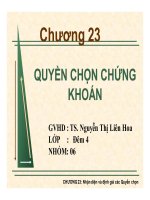 Quyền chọn chứng khoán