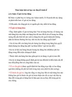 Thảo luận lịch sử học các thuyết kinh tế