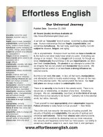 our universal journey