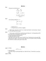 Đề thi thử môn toán lớp 10 trường chuyên số 32 pot