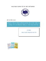 phân tích tình hình kinh doanh nhựa công ty cổ phần nhựa tân đại hưng