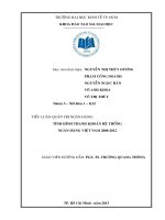 Tình hình thanh khoản hệ thống ngân hàng Việt Nam 2008 - 2012