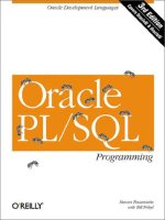 oracle pl sql programming 3rd ed oreilly