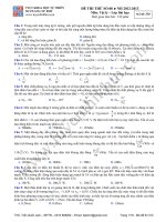 Đề thi thử lần 08 môn vật lý luyện thi ĐH pdf