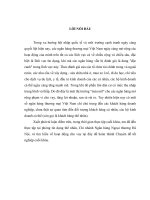 hoạt động cho vay  tai Chi nhánh Ngân hàng Ngoại thương Hà Nội,