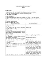 Giáo án bài Lắp mạch điện đơn giản (TT) - Khoa học 5 - GV:L.N.Tân: