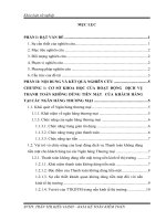 hoạt động dịch vụ thanh toán không dùng tiền mặt cho khách hàng tại ngân hàng cổ phần thương mại á châu chi nhánh huế