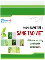 sáng tạo việt - chiến lược marketing cho sản phẩm bao cao su ok