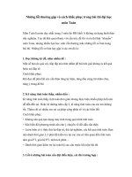 Những lỗi thường gặp và cách khắc phục trong bài thi đại học môn Toán pdf