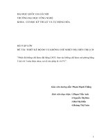 đồ án thiết kế bộ đo và khống chế nhiệt độ, hiển thị lcd