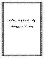 Những lưu ý khi sắp xếp không gian thờ cúng doc