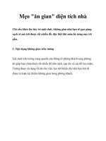 Không gian nhà gọn gàng, sạch sẽ ppt