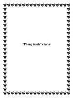 “Phòng tranh” của bé doc