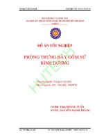 phòng trưng bày gốm sứ bình dương