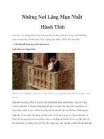 Những Nơi Lãng Mạn Nhất Hành Tinh pptx