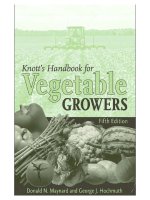 maynard - knott's handbook for vegetable growers 5e (wiley, 2007)