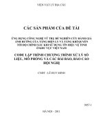 ứng dụng công nghệ vũ trụ để nghiên cứu đánh giá ảnh hưởng của tầng điện ly và tầng khí quyển tới độ chính xác khi sử dụng tín hiệu vệ tinh ở khu vực việt nam   code lập trình chương trình xử lý số liệu, mô phỏng và các bài b