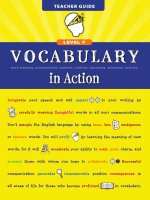 vocabulary in action - teacher guides - level f