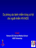 Dự phòng các bệnh nhiễm trùng cơ hội cho người nhiễm HIV/AIDS potx