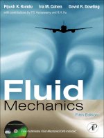 fluid mechanics with multimedia dvd, fifth edition