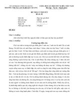 Đề thi môn bạo lực gia đình potx