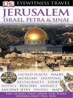 jerusalem, israel, petra & sinai (dk eyewitness travel guides)