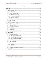 Xây dựng giải pháp tính tiền nhanh trong siêu thị dựa trên mạng ZIGBEE