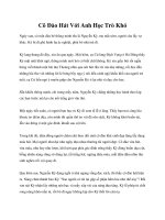 Cô Đào Hát Với Anh Học Trò Khó ppt